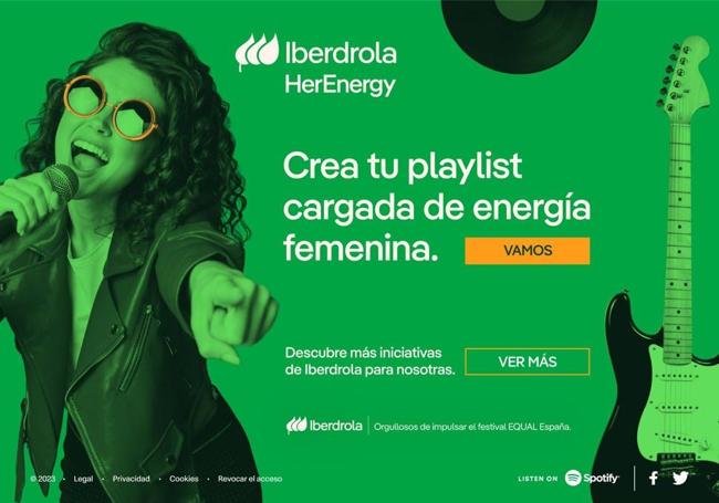 Imagen promocional de Iberdrola HerEnergy.