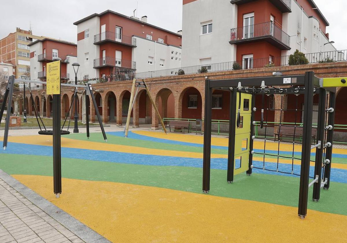 Plaza del Carmen de la capital palentina.