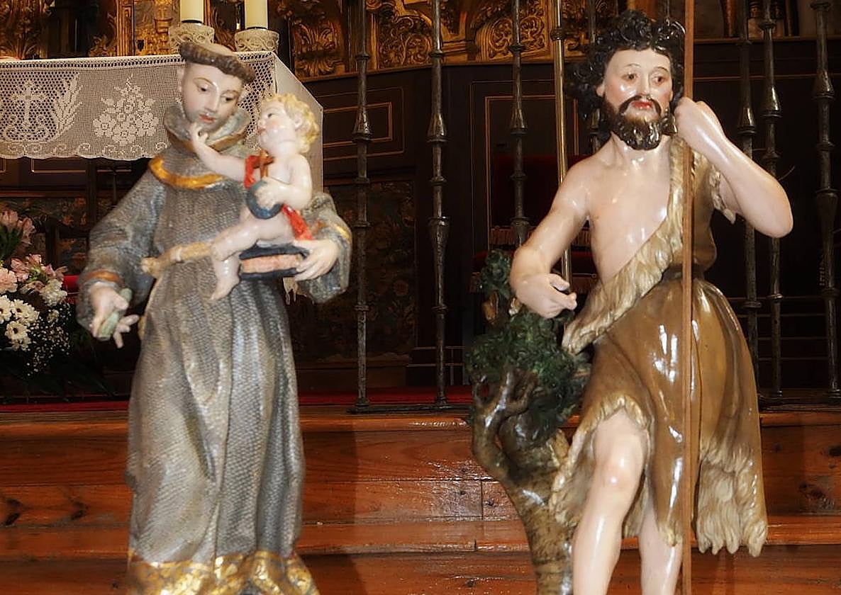 Tallas restauradas en Valdecañas de Cerrato.