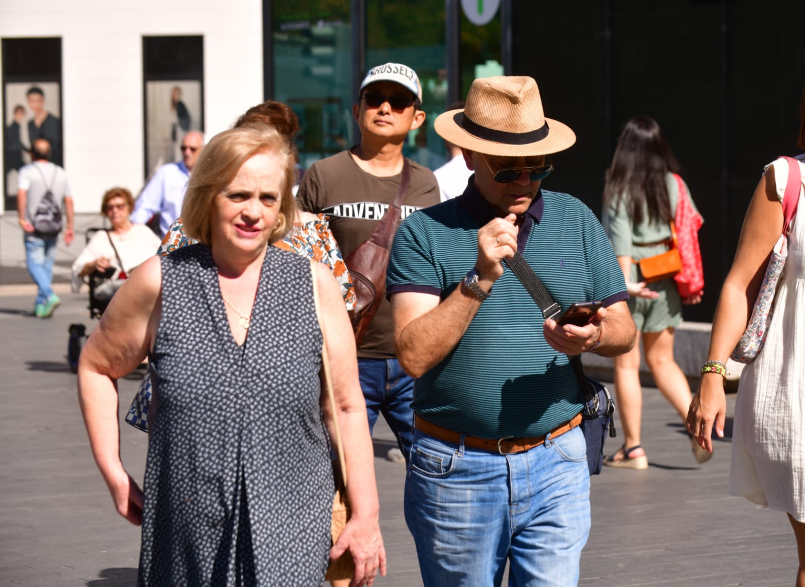 Ambiente veraniego en Valladolid durante el primer domingo de octubre