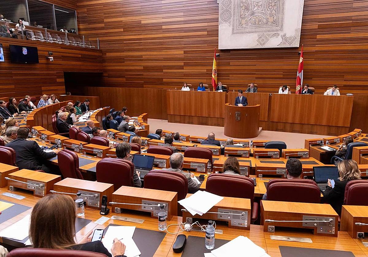 El pleno de las Cortes de Castilla y León, en imágenes