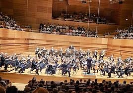 Concierto de la OSCyL en el Centro Cultural Miguel Delibes.