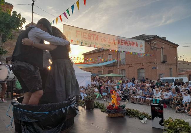 Fiesta de la vendimia en San Román de Hornija.