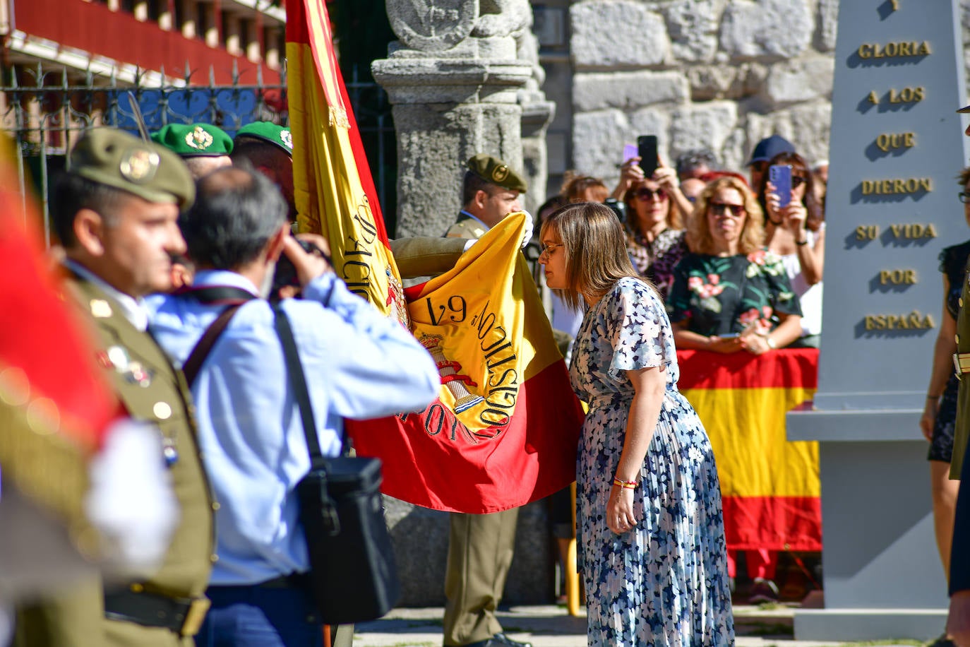 En imágenes, la jura de bandera en Valladolid