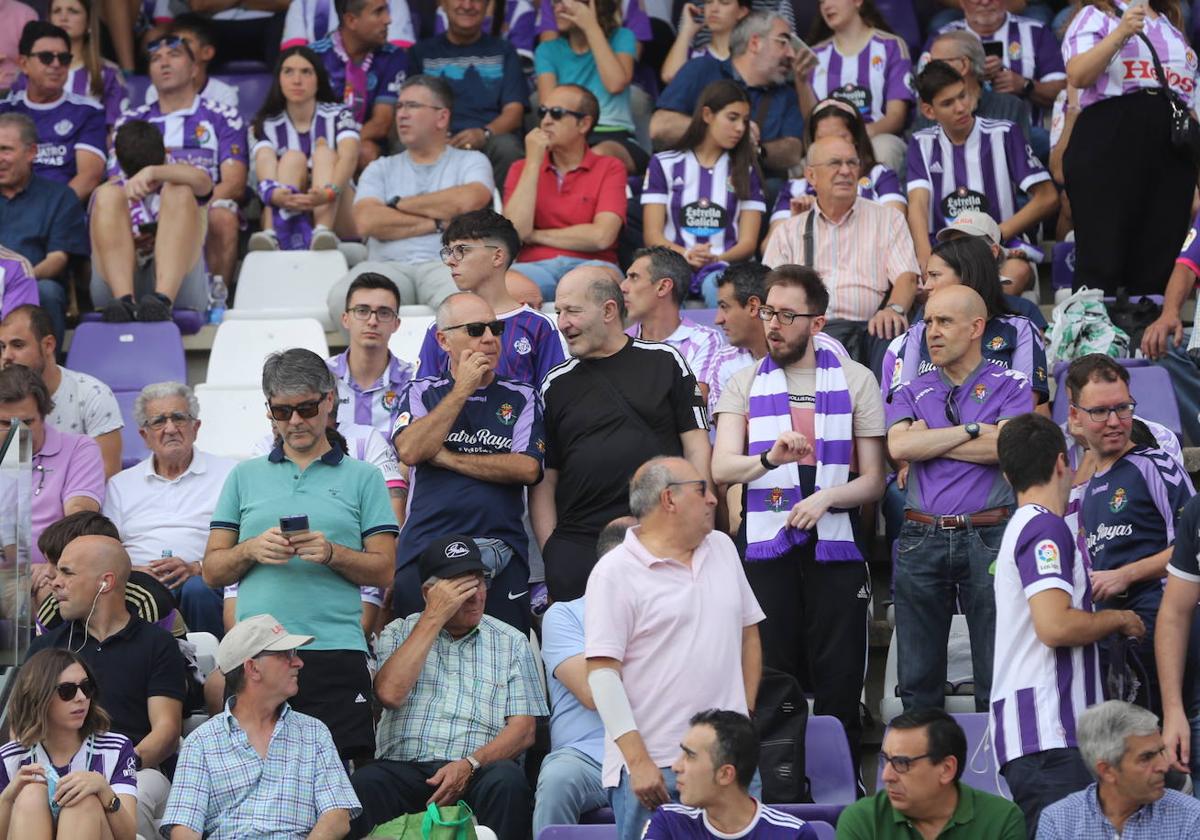 Aficionados en el estadio José Zorrilla.