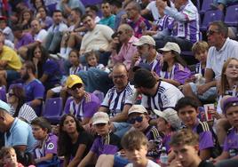 Aficionados en el estadio José Zorilla