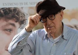 Woody Allen en la presentación del filme el mes pasado en Barcelona.