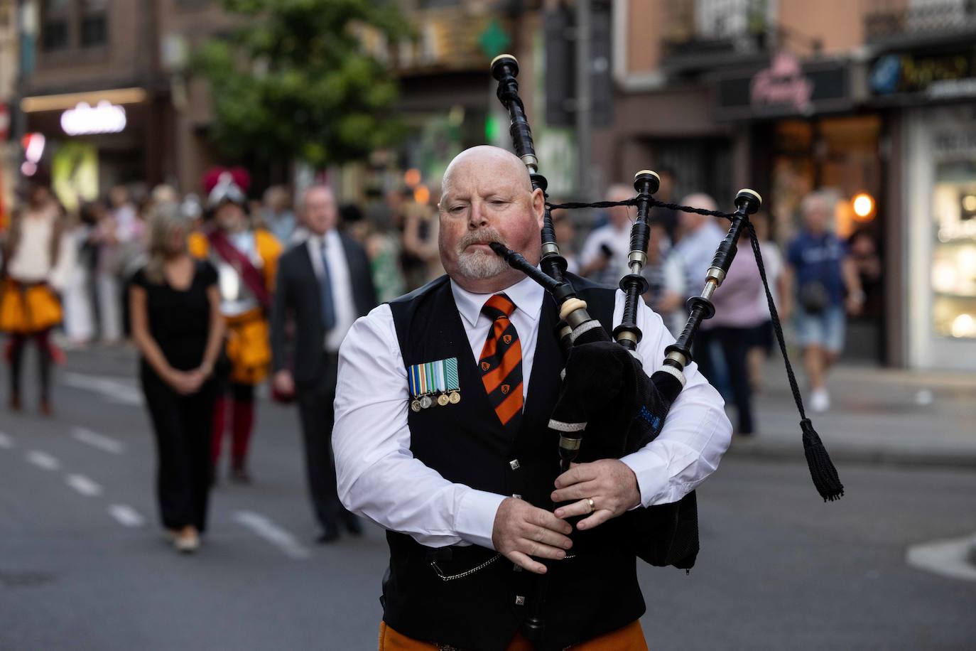 El homenaje al príncipe irlandés Red Hugh O&#039;Donnell, en imágenes