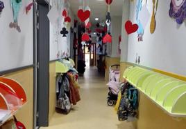 Interior de la escuela de educación infantil La Senda, en Segovia.