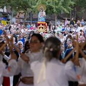 Pilarica rinde honores a su patrona en Valladolid