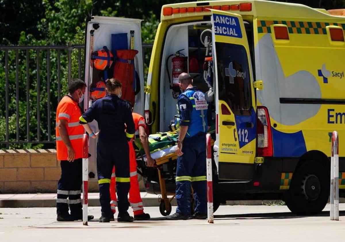 Ambulancia de Sacyl, en una imagen de archivo.