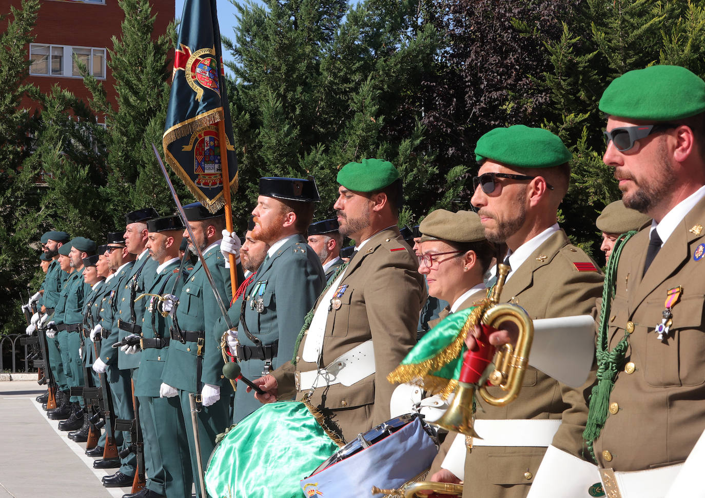 Fiesta de la Guardia Civil en Palencia
