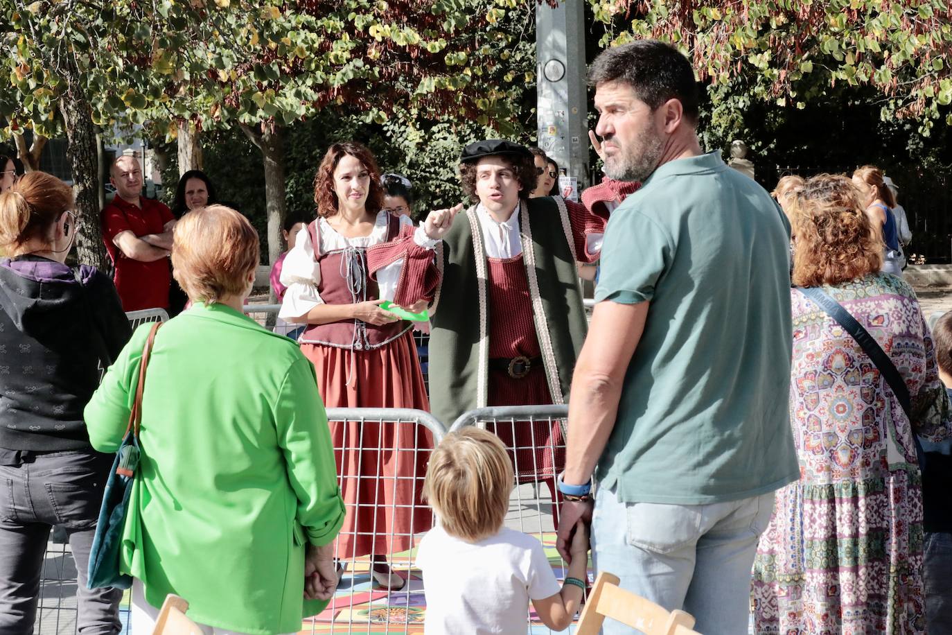 Valladolid navega con Colón por una ruta teatralizada el Día de la Hispanidad