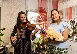 Águeda Sastre de San Miguel del Pino y Mariola Serna, de Tordesillas, dos emprendedoras que han puesto en marcha recientemente sus proyectos