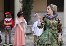 Una visita teatralizada en el Palacio Real de Valladolid.