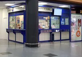 Administración de Lotería en el centro comercial de Segovia.