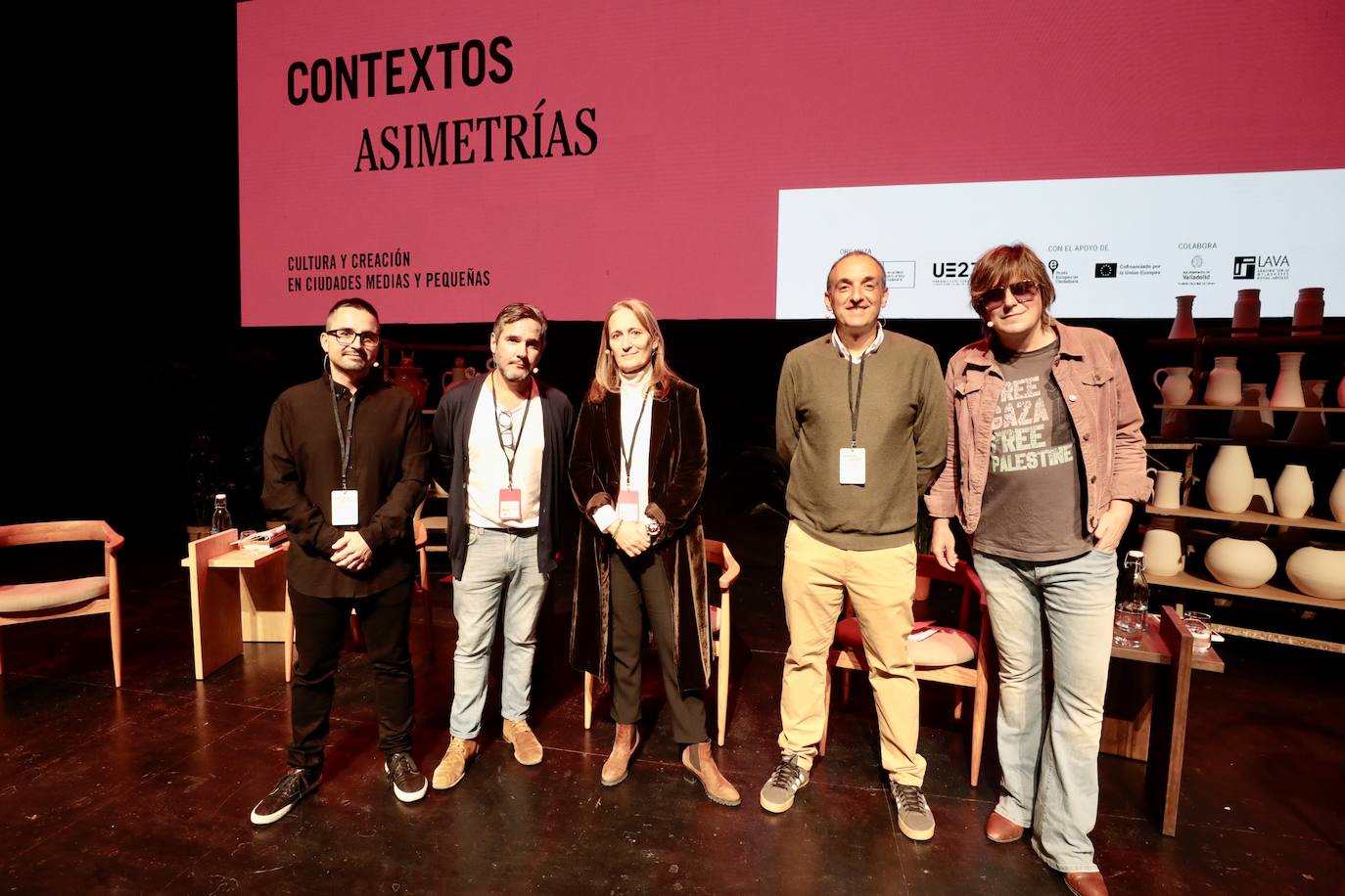 Participantes en la primera jornada del Encuentro Cultura y Ciudadanía en el Lava.