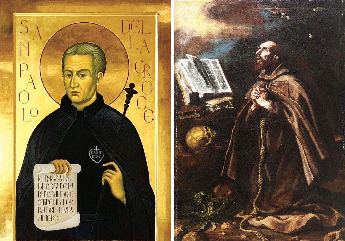 San Pablo de la Cruz y San Pedro de Alcántara.