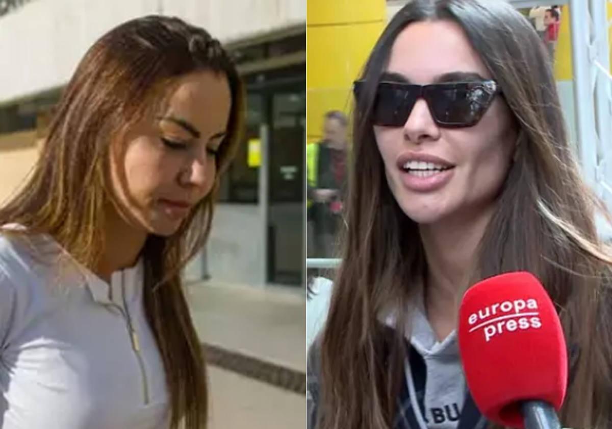 Dinorah Santana (izda.) y Joana Sanz, exmujeres de Dani Alves.