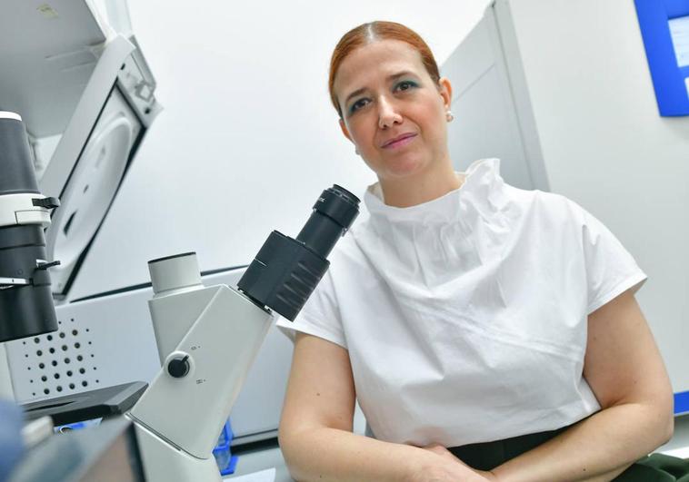 La doctora Laura Senovilla, en las instalaciones de la Unidad de Ensayos Preclínicos de Valladolid.