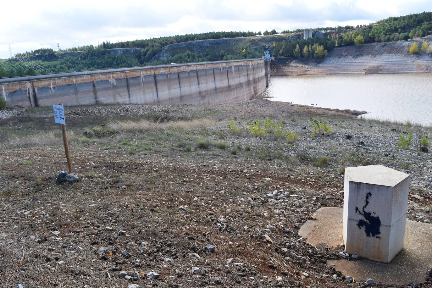 El embalse de Aguilar quiere recuperarse de la sequía