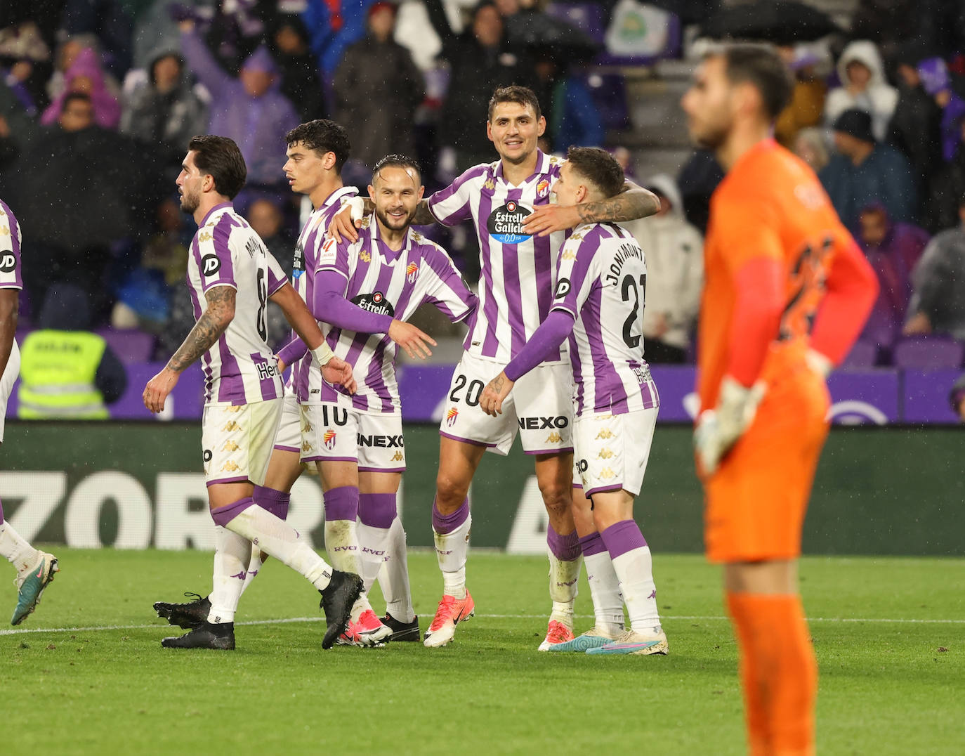 La victoria del Real Valladolid frente al Andorra, en imágenes