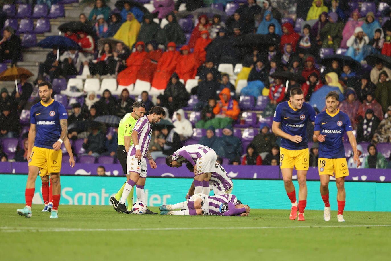 La victoria del Real Valladolid frente al Andorra, en imágenes