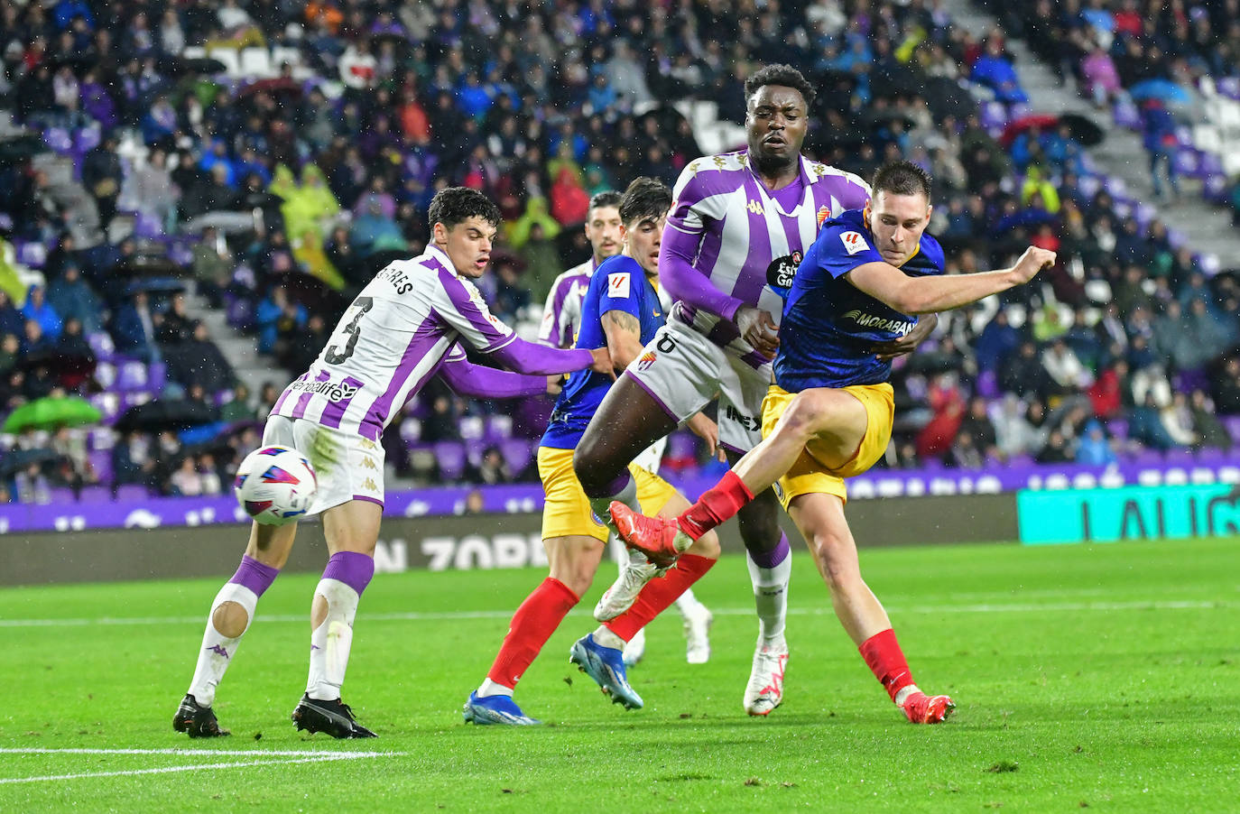 La victoria del Real Valladolid frente al Andorra, en imágenes