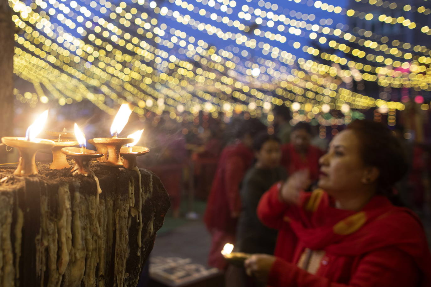 Nepal celebra el festival Dashain