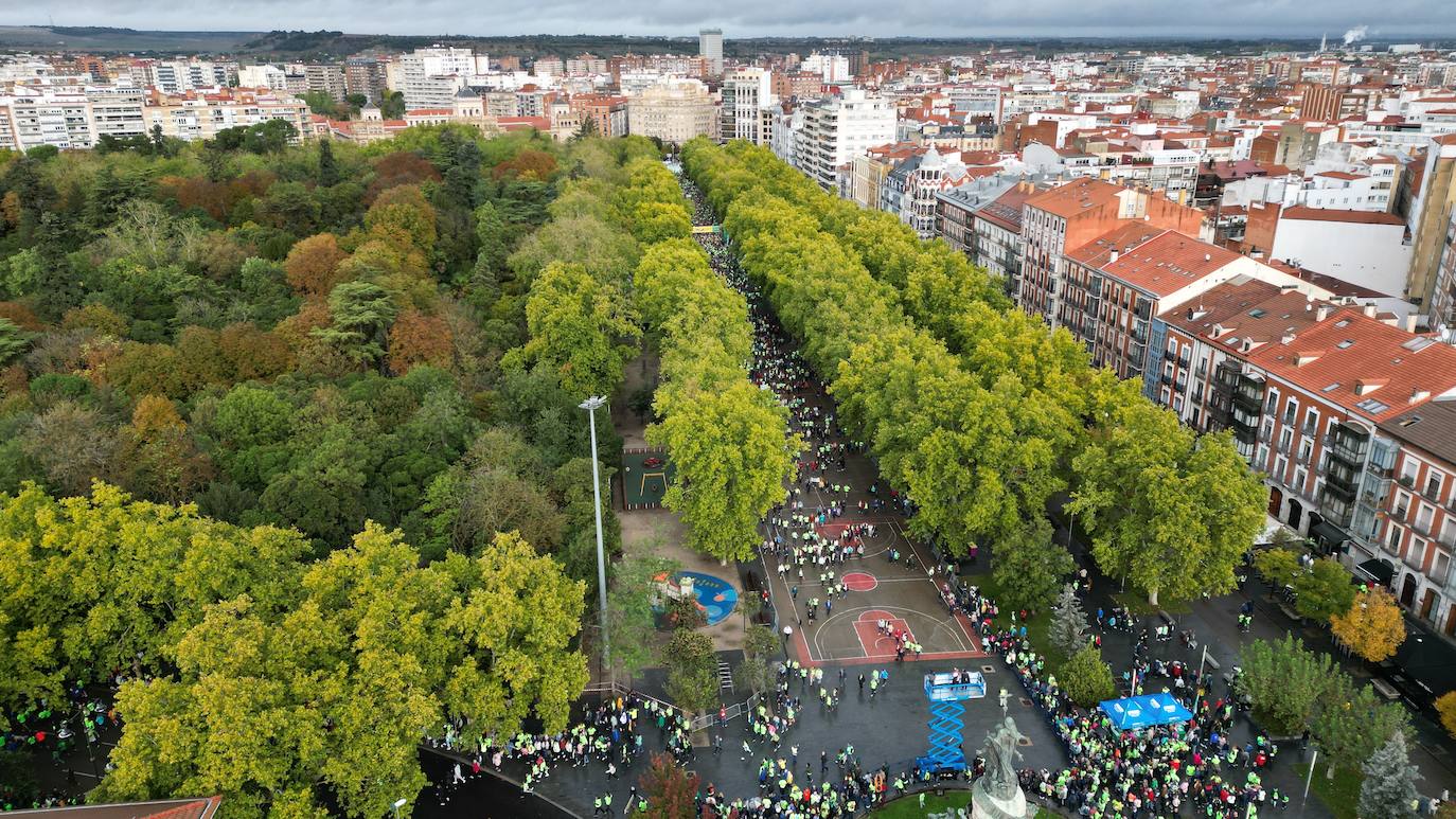 La Marcha contra el Cáncer, vista desde el cielo