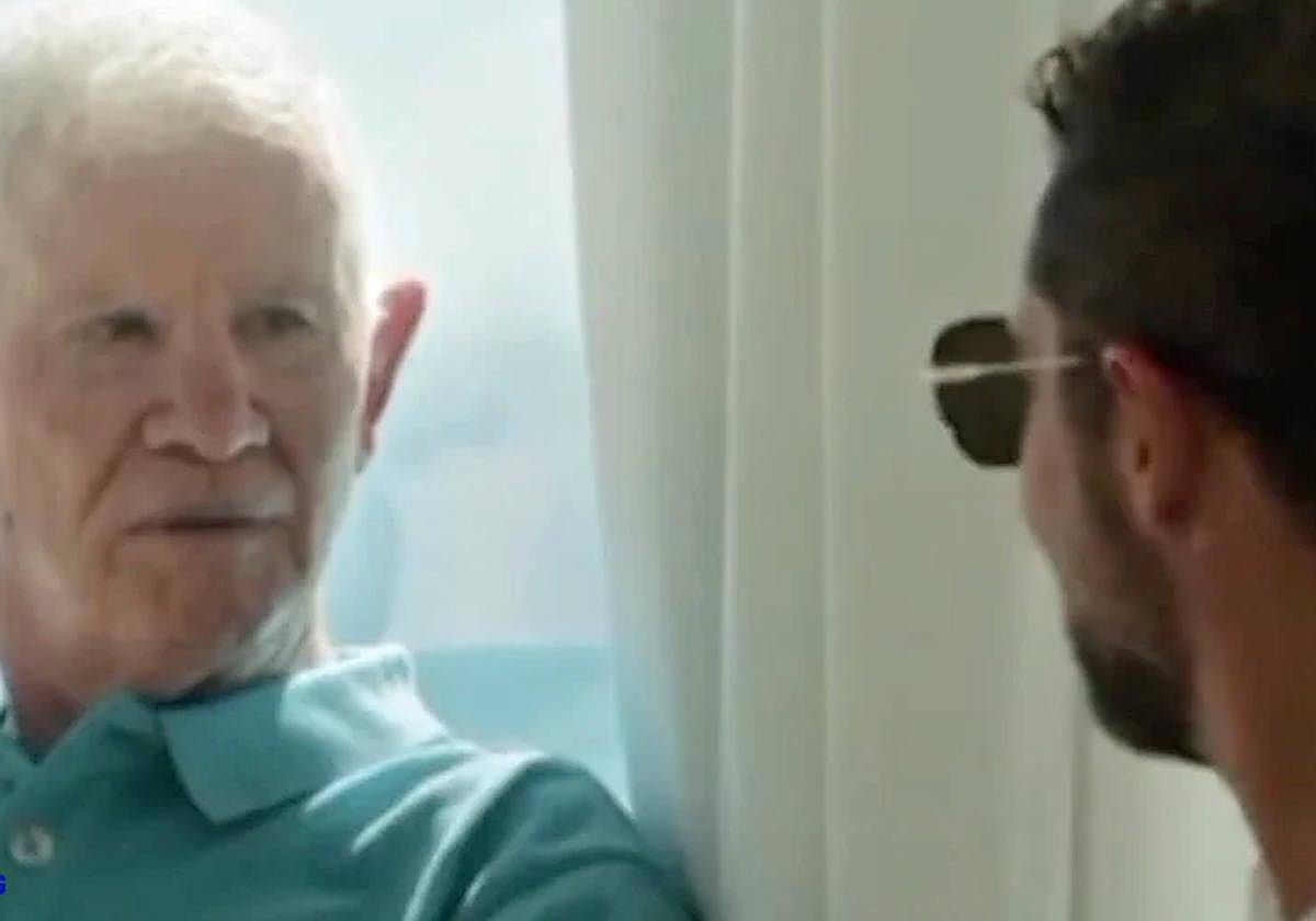 Una secuencia del documental con David Bisbal y su padre.