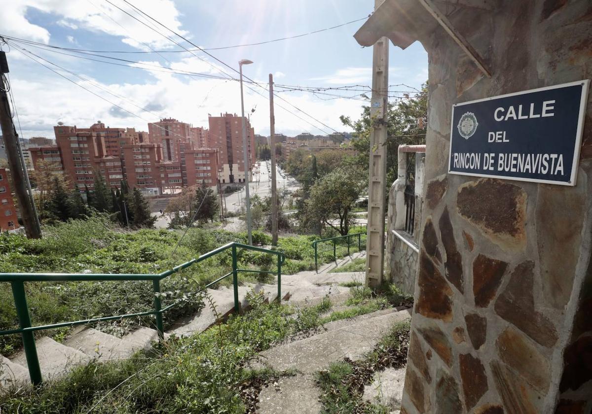 Rincón de Buenavista, la calle más estrecha de Valladolid.