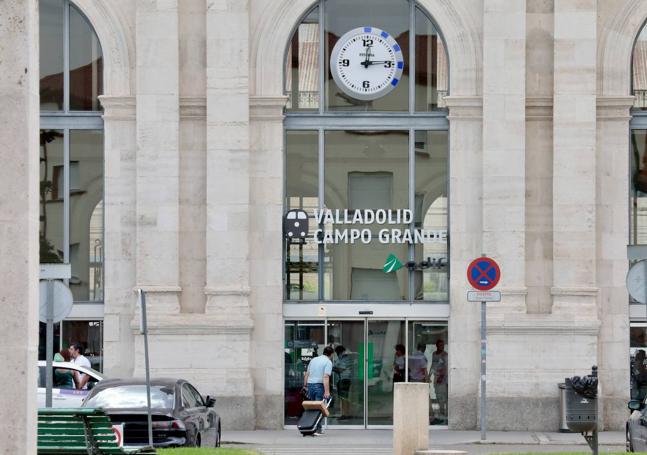 Entrada a la actual estación de tren.