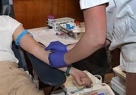 Una joven dona sangre en Palencia.