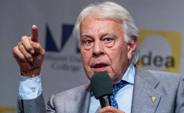 Felipe González, expresidente del Gobierno, en una imagen de archivo.