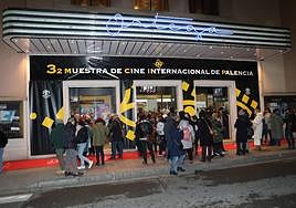Entrada a la Muestra de Cine, en la pasada edición en el Teatro Ortega.