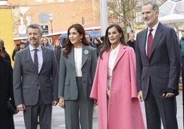 Los Reyes Felipe y Letizia junto a Príncipes de Dinamarca Federico y Mary.