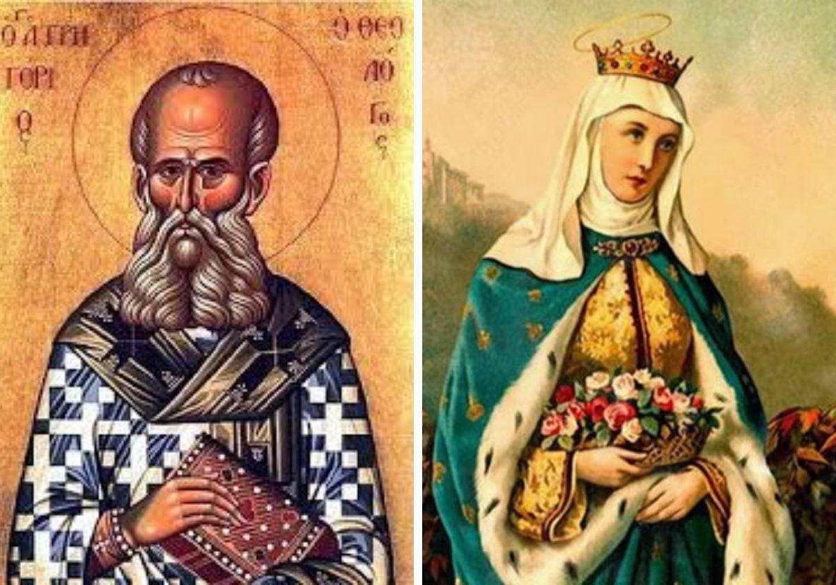 San Gregorio Taumaturgo y Santa Isabel de Hungría.