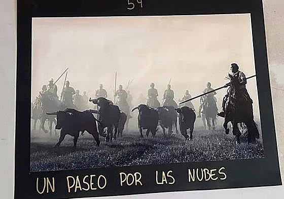 Fotografía ganadora del concurso de la asociación Amigos de los Encierros de Olmedo.