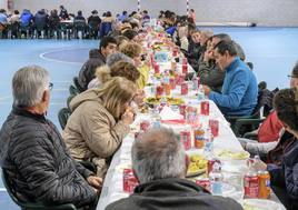 Comida de hermandad en Riaza