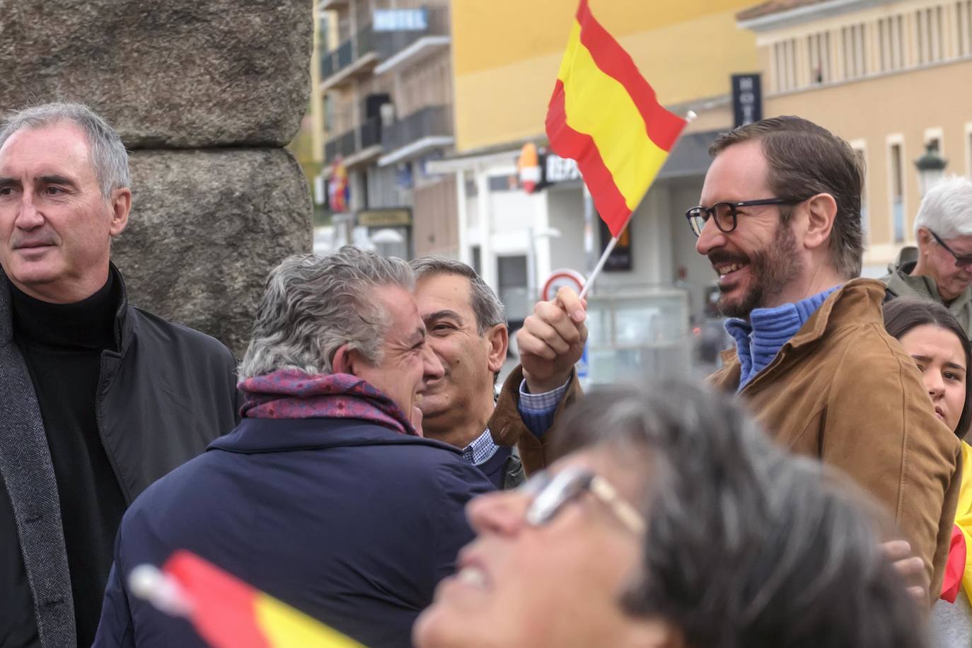 La concentración en Segovia contra la amnistía, en imágenes (2 de 2)