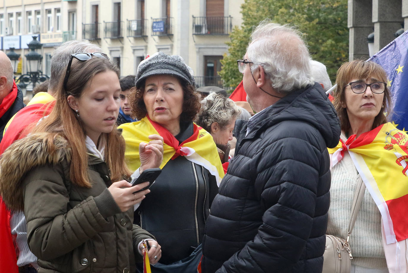 La concentración en Segovia contra la amnistía, en imágenes (1 de 2)