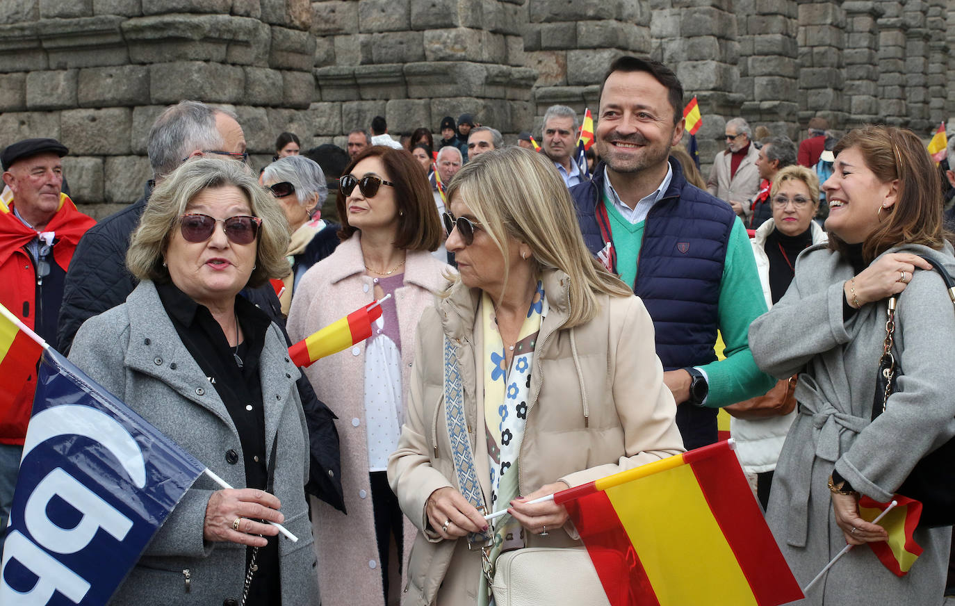 La concentración en Segovia contra la amnistía, en imágenes (1 de 2)