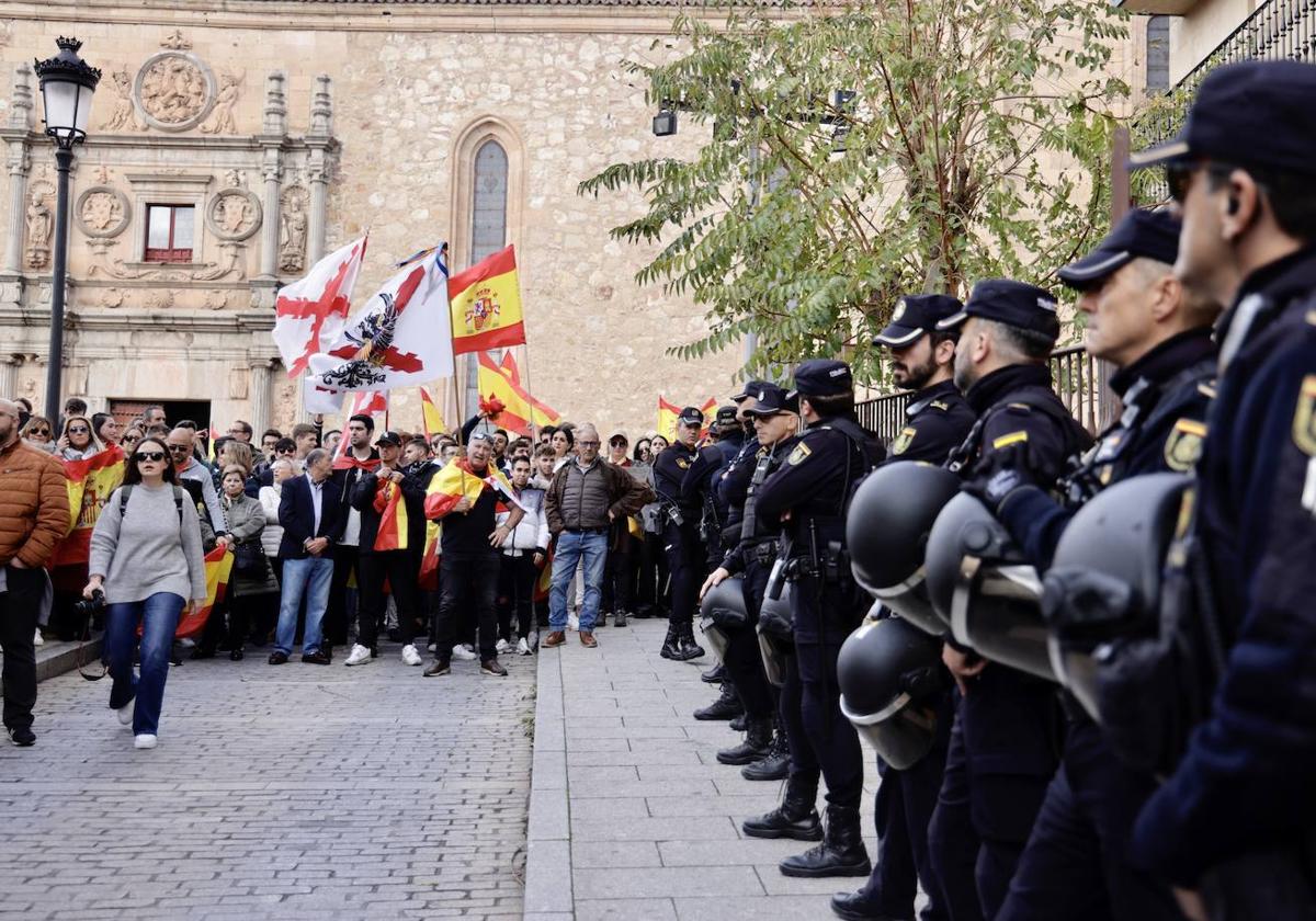 Movilización en Salamanca.