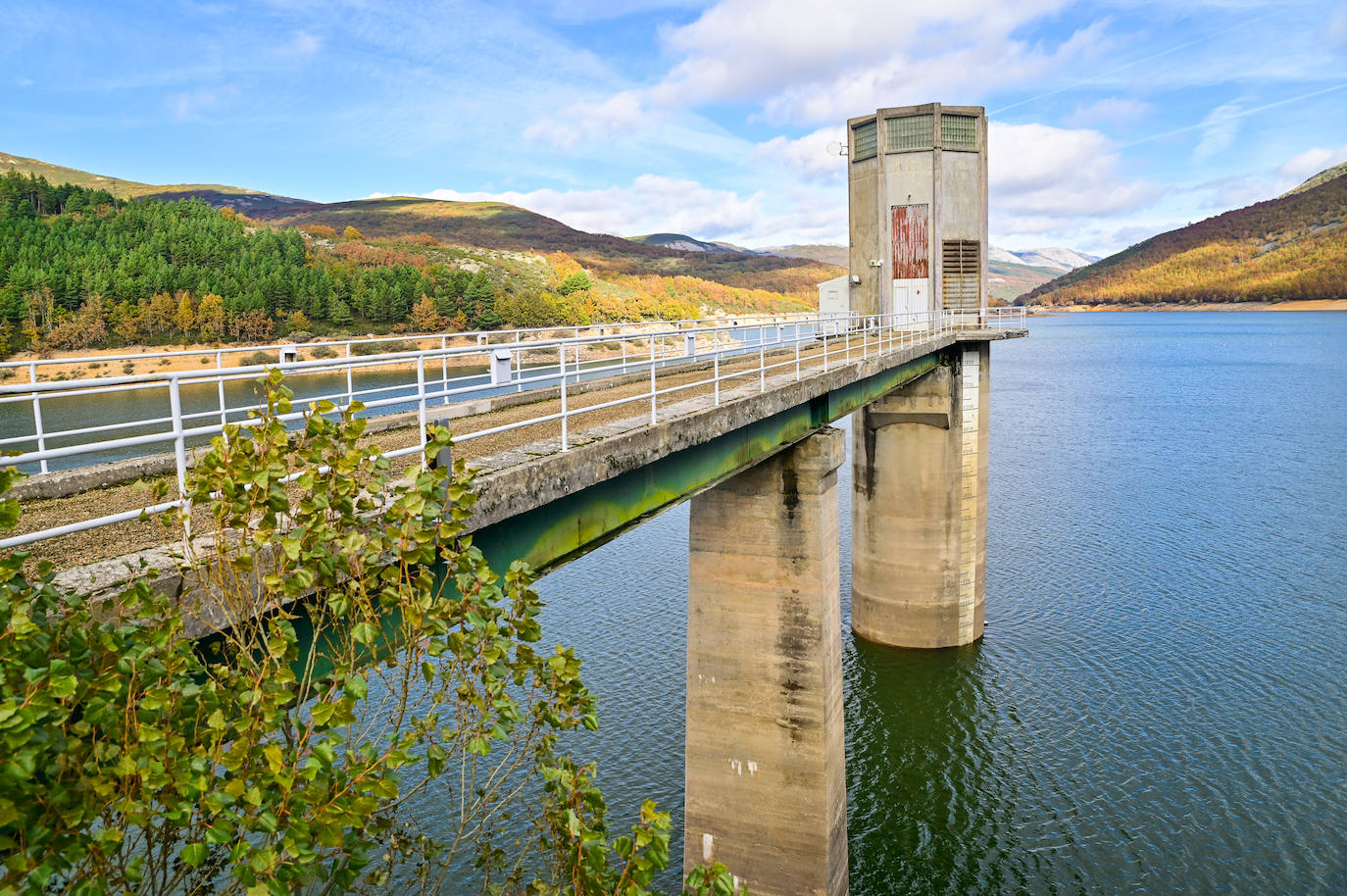 Estado actual del embalse de Compuerto, en el Sistema Carrión.