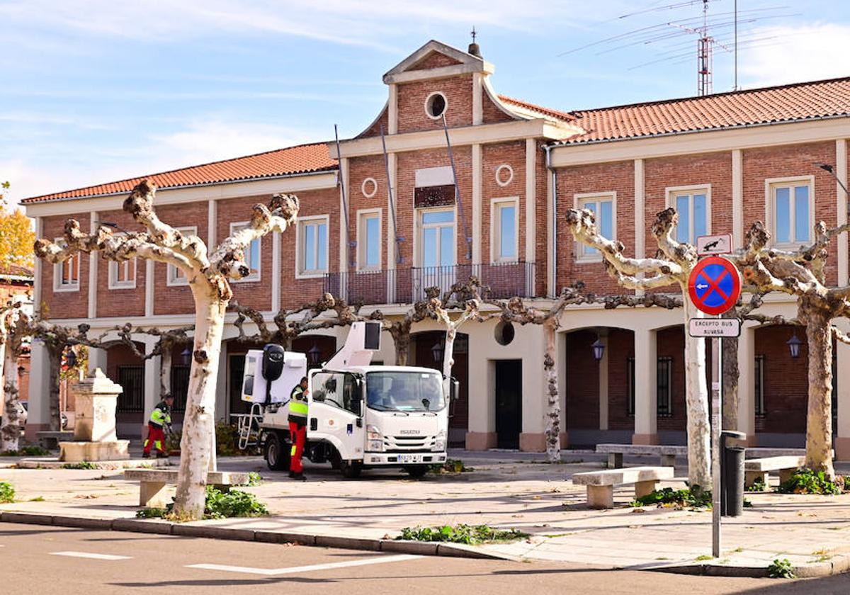 La plaza de Carmen Ferreiro de San Pedro Regalado.