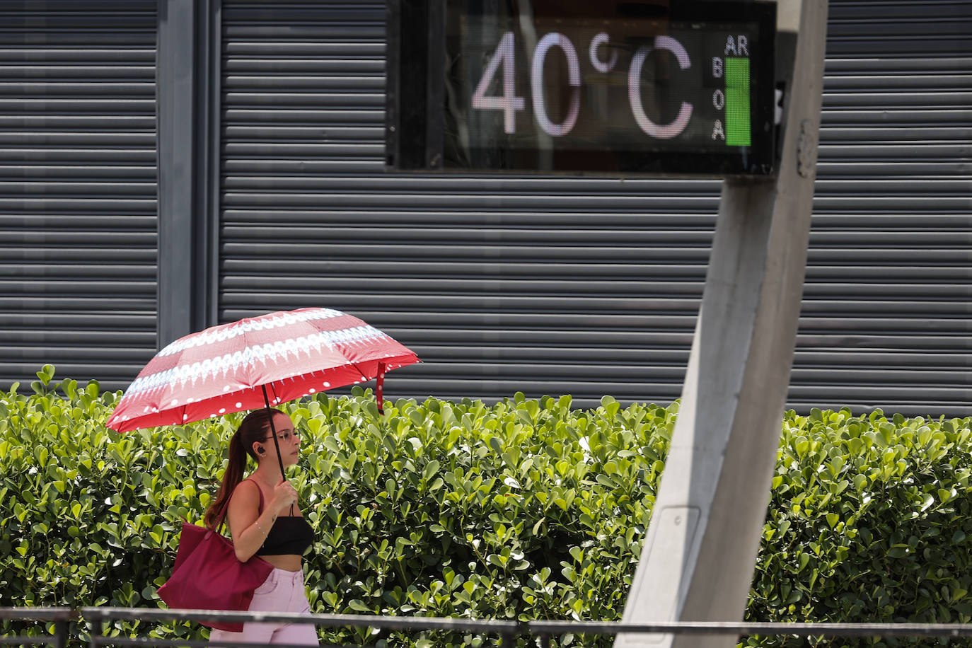 Calor agobiante en Brasil, con 58 grados de sensación térmica