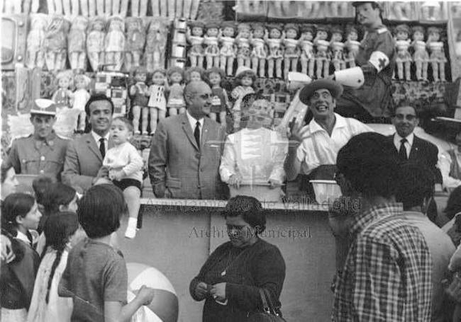 Tómbola para recaudar fondos para el barrio de San Pedro Regalado en los años sesenta.