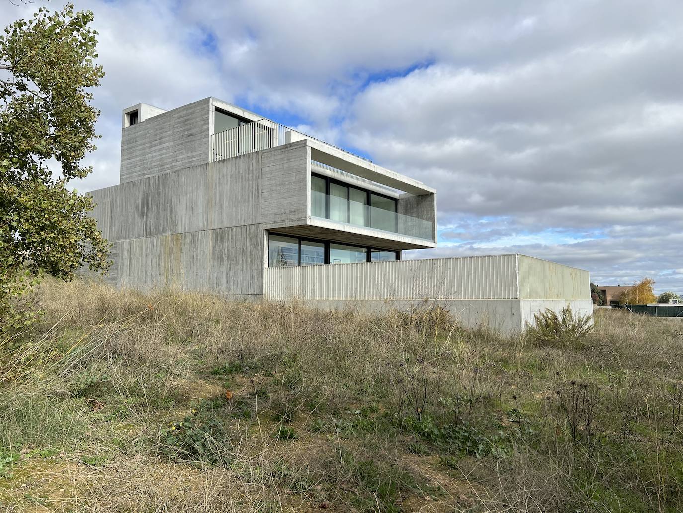 Una casa de hormigón en la cota más alta de Valladolid