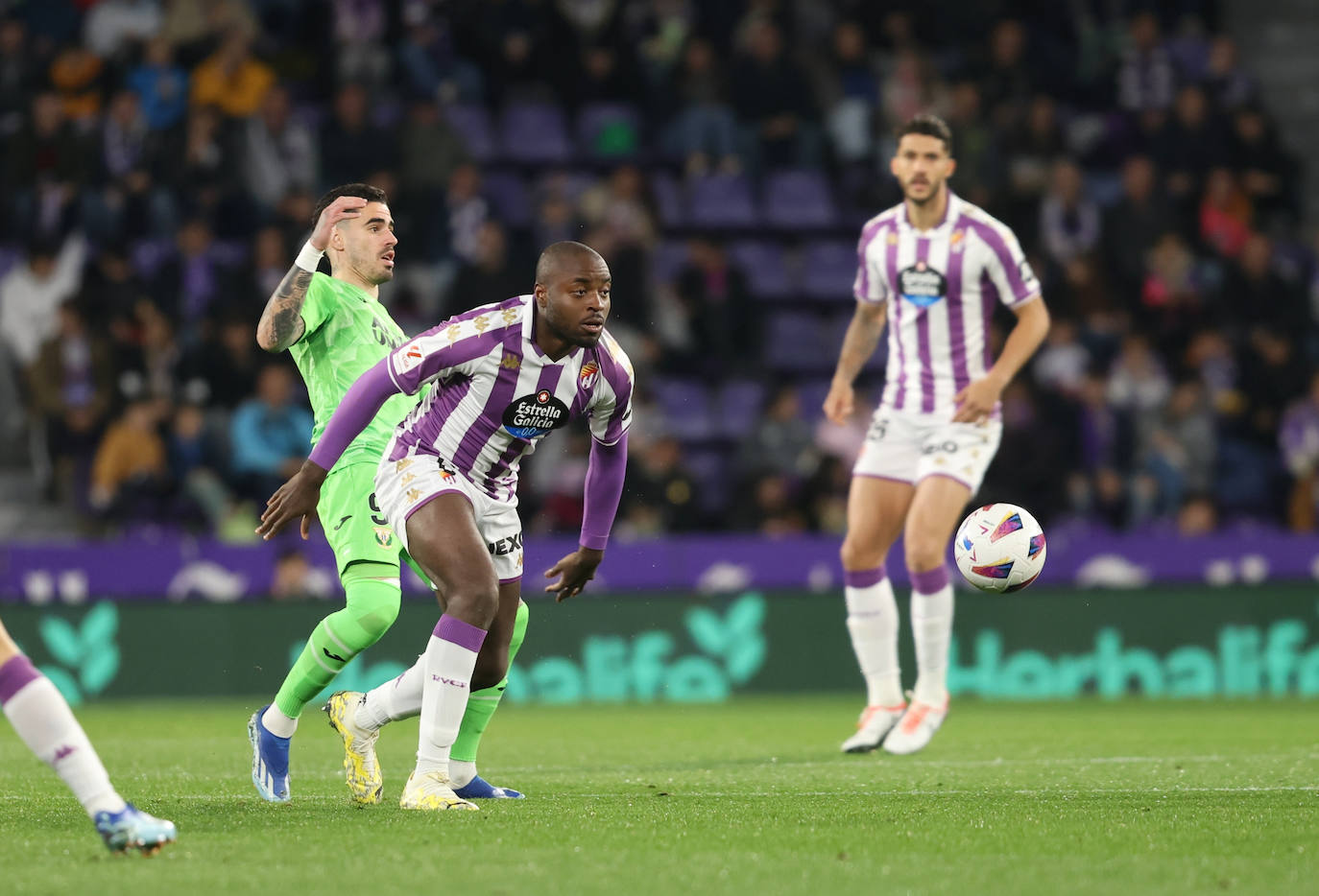 Las imágenes del partido entre el Real Valladolid y el Leganés